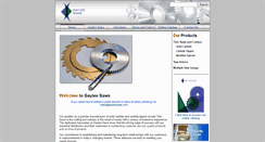 Desktop Screenshot of gayleesaws.com